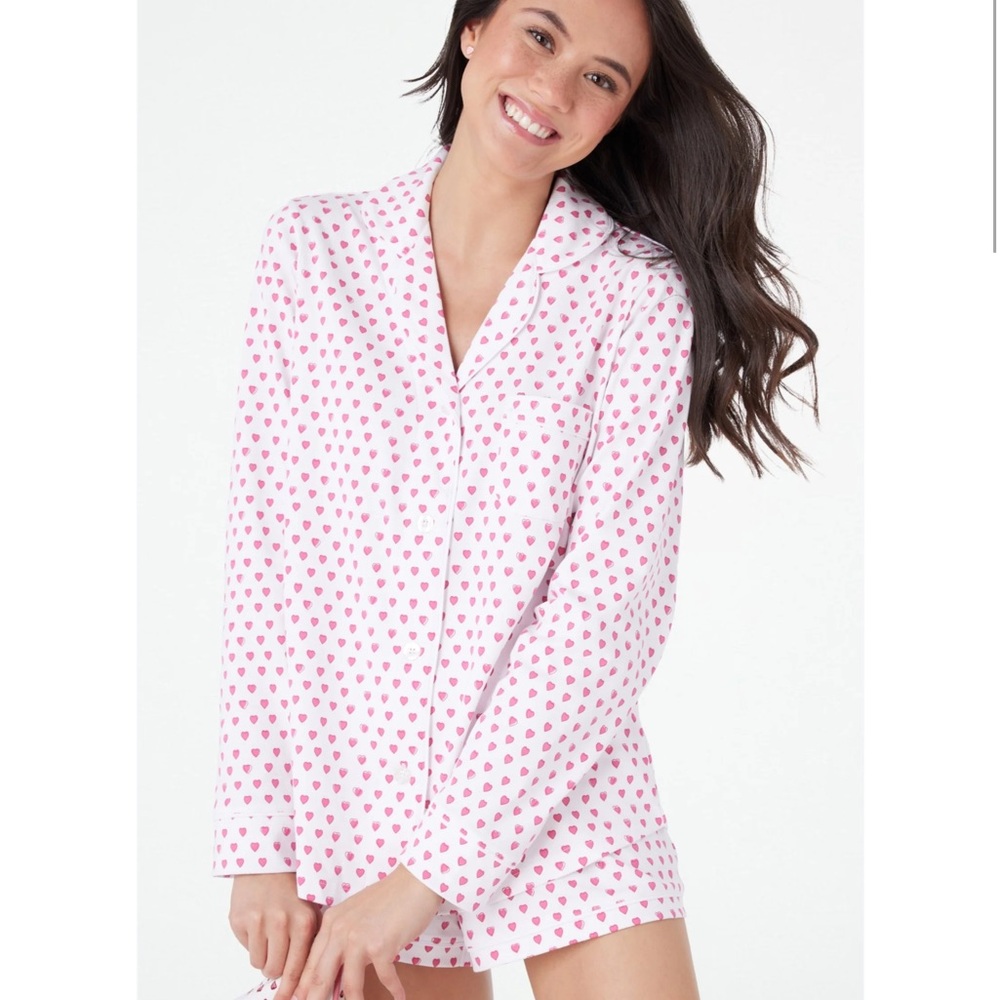 Roller Rabbit Pink Heart Pajama Set